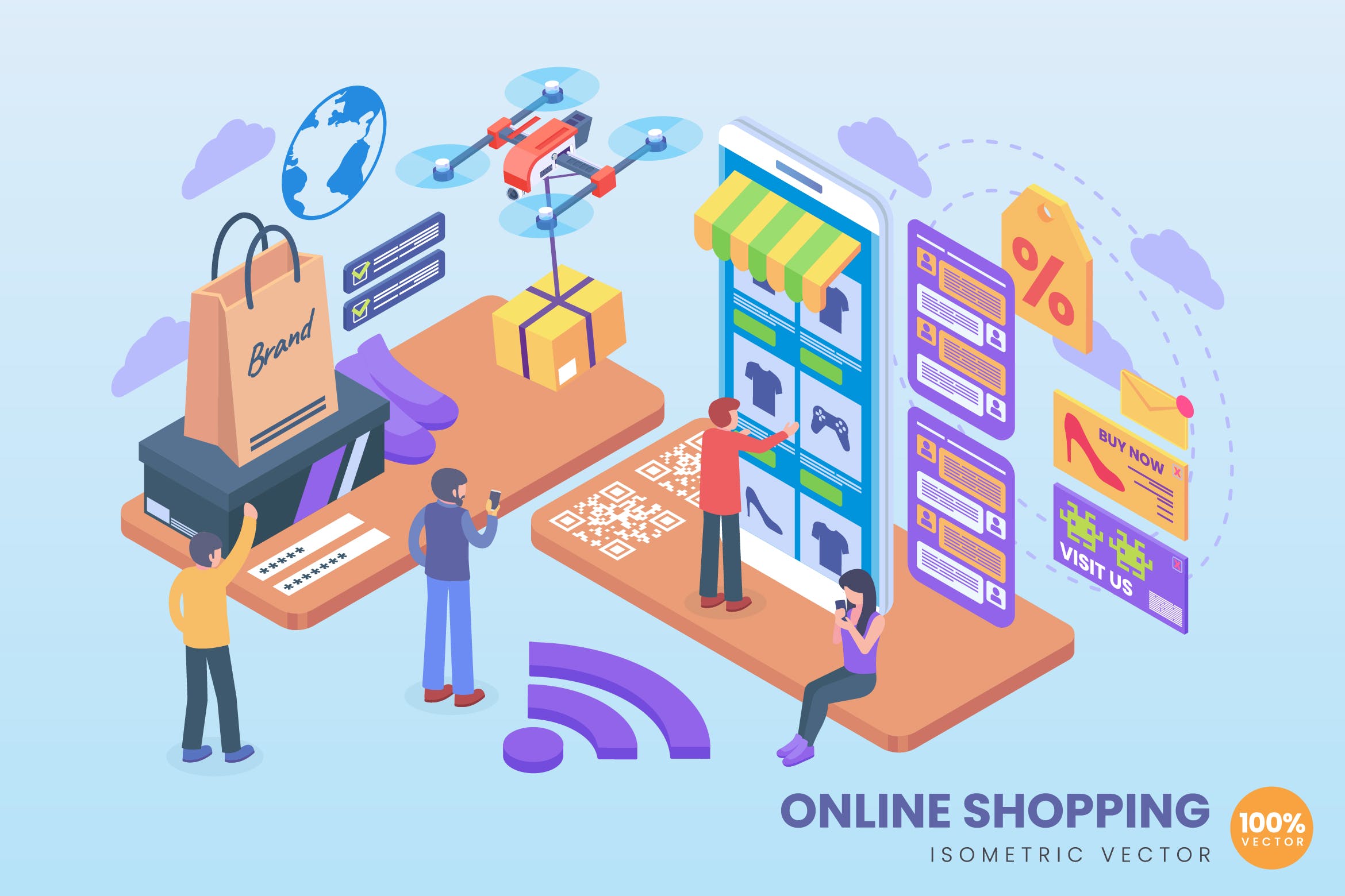 網上購物與電子商務 距離、螞蟻、素材與代理的精選概念解析