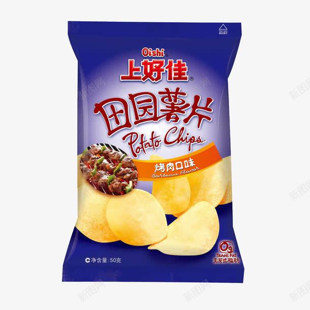 上好佳烤肉口味田園薯片 創意素材 休閑食品素材