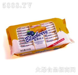 藍莓餅干圖片