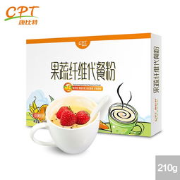 康比特果蔬纖維代餐粉10g 21袋 盒 蘋果味 甜橙味 可選 蘋果味